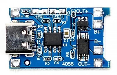 TP4056 1A Li-ion Battery USB C Charging Module